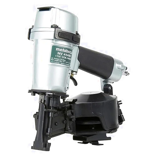 Metabo HPT Roofing Nailer, Pro-Preferred Pneumatic Power Nailer in Roofing Tools, Pneumatic Roofing Nailer for Asphalt Roofing Shingles, Nailer 16 Degree 7/8″ to 1-3/4″ Roofing Nails, NV45AB2