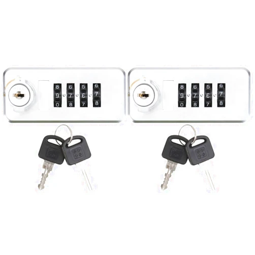 TEHAUX 2pcs password padlock Gym Sports Locker 4 Letter Word Lock Cam Lock 4 lock Cabinet Toolbox Locker Code Lock outdoor cabinet storage Cupboard Lock zinc alloy safe key