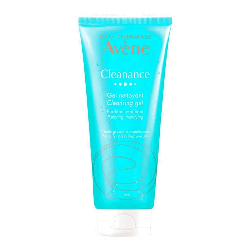 Eau Thermale Avène Eau Thermale Avene Cleanance Cleansing Gel Soap Free Cleanser for Acne Prone, Oily, Face & Body, Alcohol-Free
