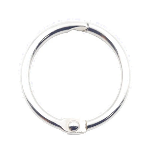 Kingforest 50PCS Binder Rings 1 Inch,Nickel Plated Steel Book Rings,Loose Leaf Binder Rings,Key Rings,Metal Rings for Index Cards.