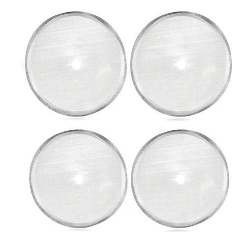 Secura French Press Replacement Screens, Stainless Steel Reusable Mesh Filter for 34 Ounce, 1 Liter, 8 Cup Coffee Press, 4 Pack