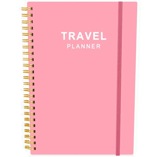 Heveboik Travel Journal for Women & Men, Vacation & Road Trip Planner Organizer, Travel Notebook for 6 Trips, Trip Planner Gift to Record Memories and Adventures from Special Trips, 5.8
