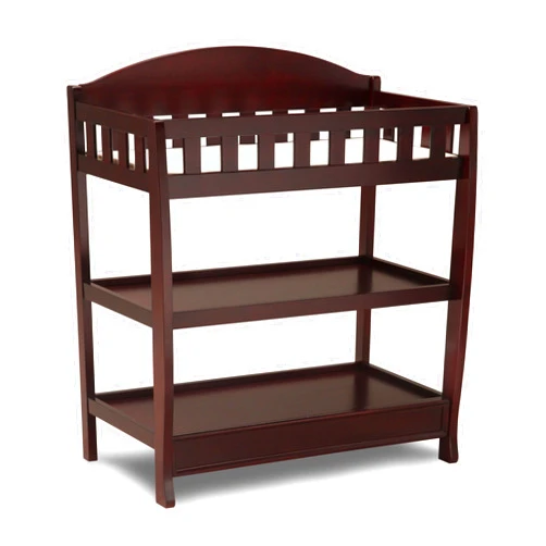 Delta Children Infant Changing Table with Pad, Espresso Cherry
