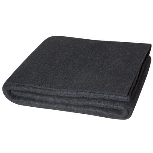 Steiner 317-6X6 Velvet Shield HD 24-Ounce Black Carbonized Fiber Welding Blanket, 6' x 6'