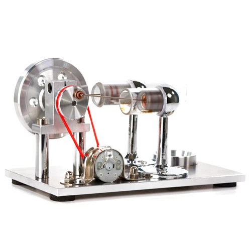 Sunnytech Hot Air Stirling Engine Motor Model Educational Toy Electricity Generator Colorful LED (SC001)