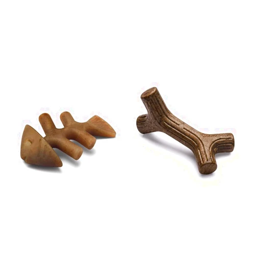 Benebone Fishbone and Maplestick Durable Dog Chews | Made in USA