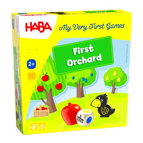 HABA My Very First Games - First Orchard Toddler Game - My First Orchard Game, Cooperative Toddler Board Games for 2 Year Olds - Made in Germany