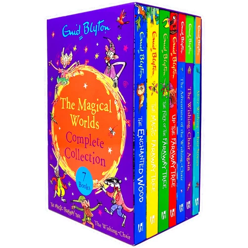 Enid Blyton,The Magic Faraway Tree By Enid Blyton,9781405272209 978-1405272209, 1405272201 Enid Blyton THe Magical Worlds Complete Collection 7 Books Box Set (Magic Faraway Tree, Enchanted Wood, Folk of the Faraway Tree, Adventures of the Wishing-Chair & MORE!)