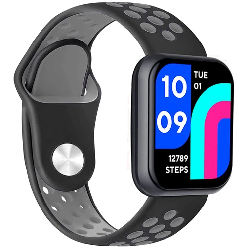 Qunions Sport Bands for Wyze Watch, Quick Release Silicone Waterproof Breathable Soft Replacement Strap for Wyze Watch 44mm 47mm Women Men