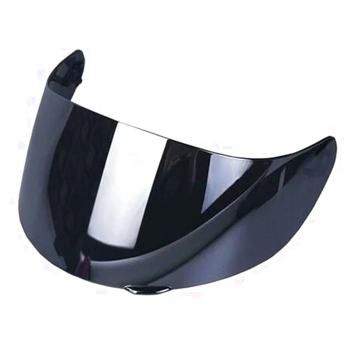 JQF Gear Helmet Visor Motorcycle Replacement Face Shield Visor for AGV K3-SV K5 Shield Helmet Lens (Chrome Silver)