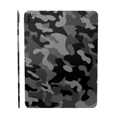 MIGHTY SKINS Skin Compatible with Apple iPad Pro 13 (M4) 2024 - Black Camo - Premium 3M Vinyl Protective Wrap Decal Cover - Easy to Apply | Crafted in The USA by MightySkins