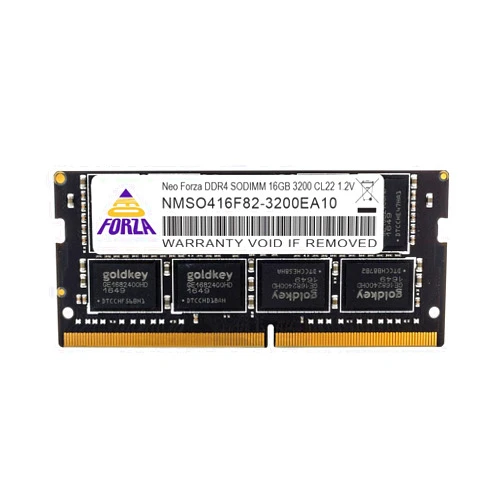 GOLDKEY SO-DIMM DDR4 16GB 3200MHZ CL22 Retail, Black, Normal