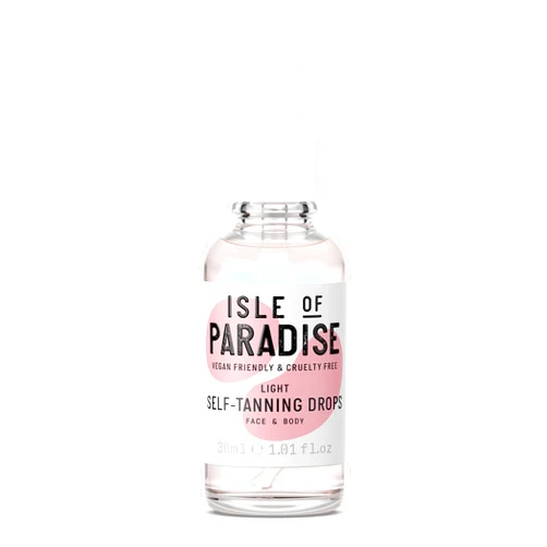 Isle of Paradise Self Tanning Drops - Color Correcting Self Tan Drops for Gradual Glow, Vegan and Cruelty Free, 1.01 Fl Oz