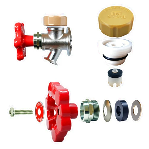 Young Dance Universal Outdoor Faucet Repair Kit (VACVBKX1B Vacuum Breaker,Metal Handle),Wall Hydrant Complete Replacement Kit,Anti-Siphon Frostproof Faucet Valve Hose Faucet Fitting Repair Kit
