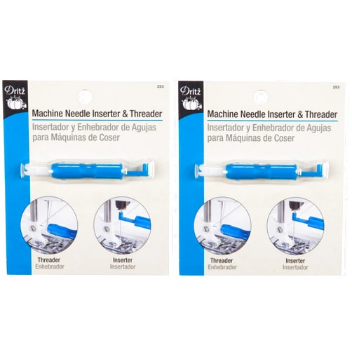 Dritzz Dritz Machine Needle Inserter and Threader (2 Pack)