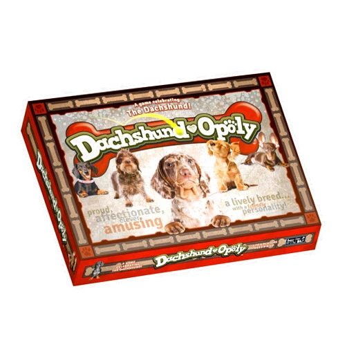 Late for the Sky Dachshund-Opoly Board Game for 2-6 Players, Ages 8+, Dog Lovers Family Party Game, Opoly-Style Play with One-Hour Option and Traditional Rules