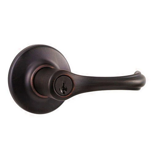 Kwikset 405DNL 11P SMT RCAL RCS Dorian Entry Lever feat. SmartKey in Venetian Bronze 405DNL11PR