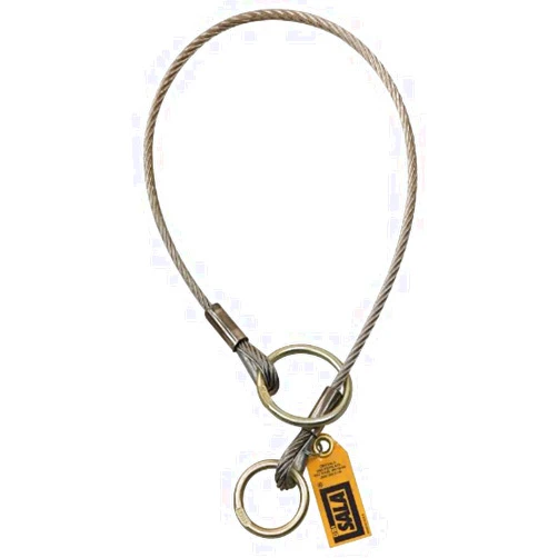 3M DBI-SALA 5900552 Cable Tie-Off Adaptor, 10', Pass-Thru, Silver