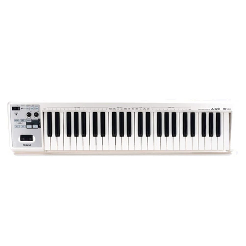Roland A-49 Lightweight 49-Key MIDI Keyboard Controller, White