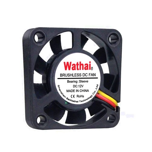 Wathai 40mm x 10mm DC Brushless Fan 12V 3Pin Cooling for 3D Printing, PC Computer Case, CPU Replacement, Graphics Card, Raspberry PI