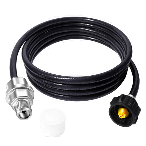 FJXBYWM F273699 Propane Fuel Filter with 12FT Propane Hose with Buddy, Big Buddy, Tough Buddy Etc Portable Heaters, CSA Certified,QCC1/Type1 Adapter Connect 20-45 lb Propane Tanks,Leak-Free Easy to Use.