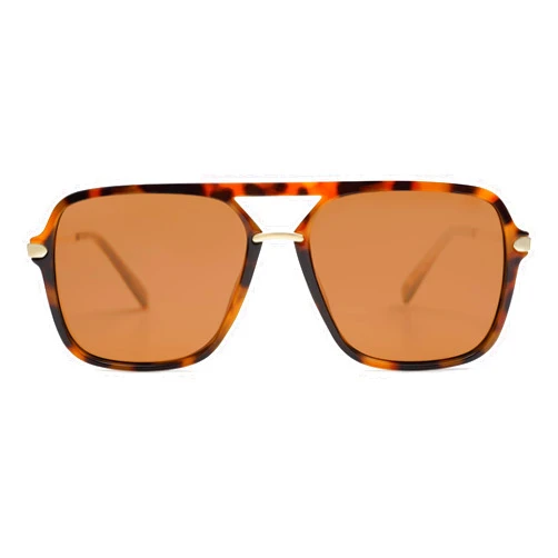 SOJOS Sunglasses for Women & Men, Square, Retro, Polarized Lens, Trendy Aviator, 90s Shades