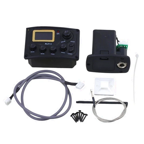 SHUNTIAN Guitar Pickup Acoustic Classical&Acoustic Guitar Preamp Pickup Equalizer with LCD Display