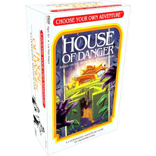 Z-Man Games Choose Your Own Adventure House of Danger Board/ Strategy Game | Cooperative Adventure Game for Adults and Kids | Ages 10+ | 1+ Players | Average Playtime 1+ Hours | Made by Z-Man Games
