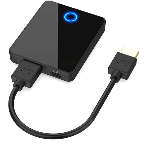 PAKITE Wireless HDMI Receiver for BIN-810, 2.4/5GHZ, 1080P@60Hz FHD, 30M/98FT, 1 TX to 4 RX, Streaming Video from Laptop, Camera, Cable Box to HDTV, Projector, Monitor