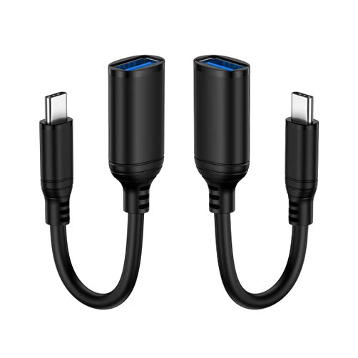 ANDHOT Android OTG Adapter Samsung USB C OTG Cable for Samsung Galaxy S26 Ultra S25 Edge S25 Plus S24 S23 S22 S21 S20 A57 A37 A17 A56 A36 A26 A16 A55 A35 A15 Z Flip7, 2Pack USBC Male to USB A Female Adapter