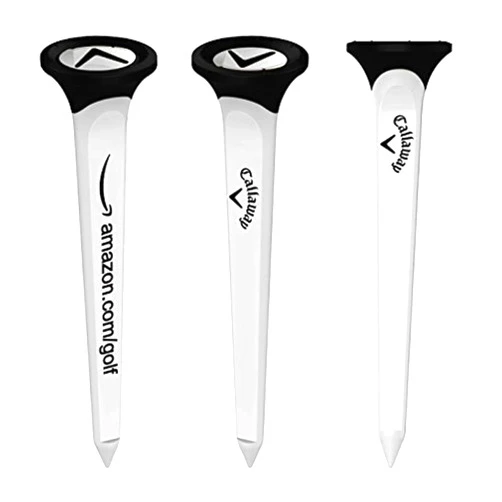 Callaway Par-Tee Plastic Golf Tees, 10 Pack,White