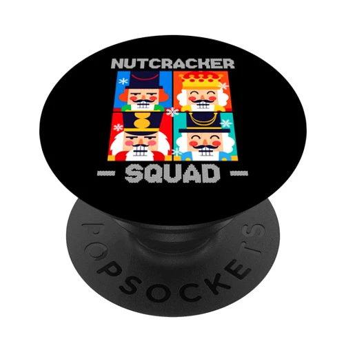 Zone - 365 Christmas Unique Outfit Nutcracker Squad Funny Christmas Holiday Gift PopSockets Grip and Stand for Phones and Tablets