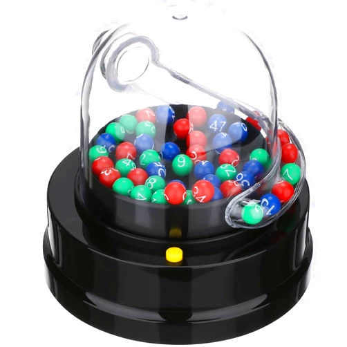 Toddmomy Electric Lotto Ball Machine Electric Machine Electric Shake Lucky Ball Machine Portable Bingo Machine Mini Machine with Balls Fortunate Number Picker