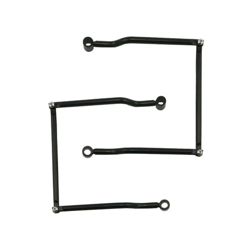 HANSWD Saddlebag Support Bars Brackets for Suzuki Yamaha Kawasaki (Black)