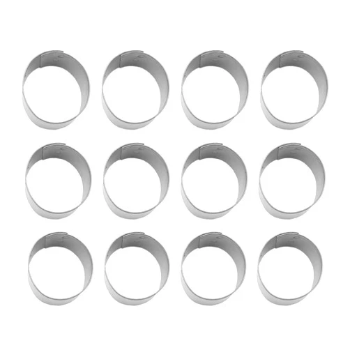 THE COOKIE CUTTER SHOP SINCE 1999 1 Dozen/12 Count Mini Circle Round 1 Inch Cookie Cutters from The Cookie Cutter Shop – Tin Plated Steel Cookie Cutters