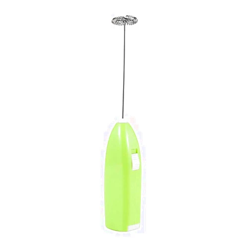 TEAYASON Electric Egg Beater Milk Frother Handheld Battery Operated Foam Maker for Coffee Chocolate Egg Milk Drink Whisk Mixerwith Removable Battery Kitchen Supplies (Green)