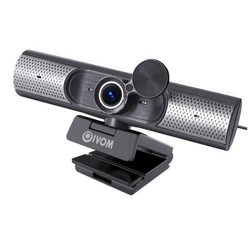 Oivom Webcam with Microphone and Speaker, 1080P Web Camera for Desktop Computer Laptop, USB Camera with Physical Privacy Cover,Plug and Play, Streaming Webcam, Wide Angle Computer Camera 3 in 1