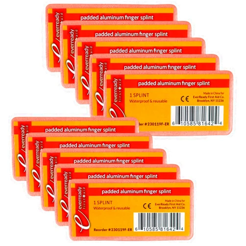 Ever Ready First Aid Padded Aluminum Finger Splints 4