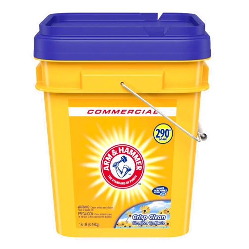 Arm & Hammer 33200-01001 Powder Laundry Detergent, Crisp Clean, 18lb Pail