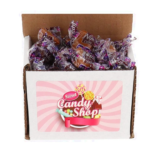 SECRET CANDY SHOP Nips Hard Candy Bulk in Box (Coffee, Pack of 25)