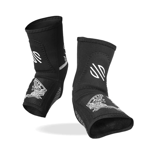 Sanabul Battle Forged Striking Gel Ankle Guard for MMA Muay Thai Kick Boxing (Pair)