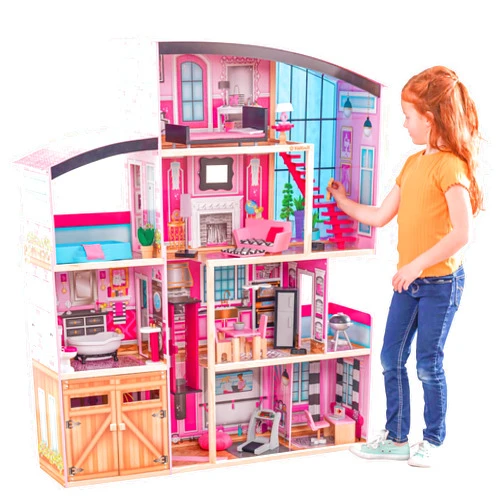 KidKraft Wooden Dollhouse Shimmer Mansion for 12
