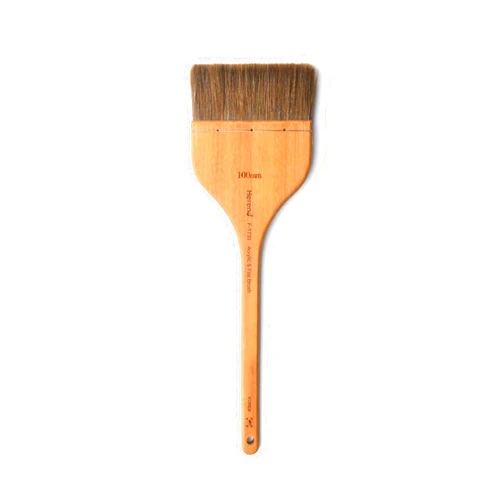 Herend Brush Series F-1730 (30mm ~ 100mm) for Watercolor Oilcolor Acrylic with Ox Hair/Hake Flat Paintbrush (100mm)