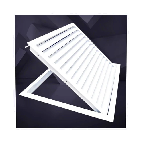 LVLDAWA Aluminum Gable Vent, Return Air Grill with Removable Strainer, Louver Vent Door Can Optimal Airflow for Houses, Attics, Exterior Wall(24X24CM/9.45x9.45in)