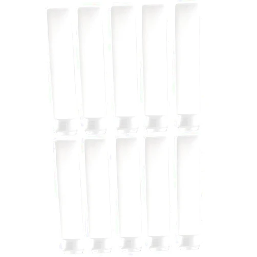 FRCOLOR Squeezable Travel Lotion Containers 10 Pcs Airless Cream Bottles for Toiletries Cream Dispenser Cream Bottle