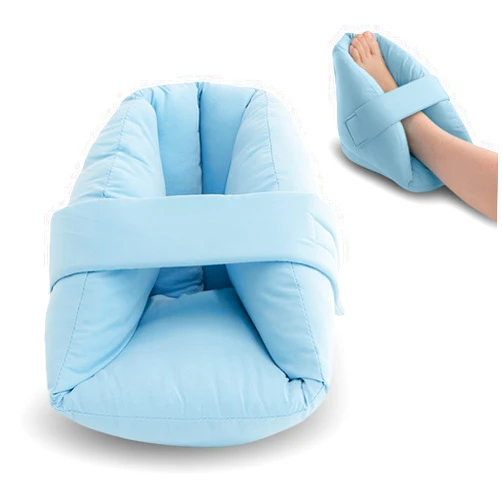 NYOrtho Heel Protector for Pressure Sores - 2 Ultra Soft Boots - 2 Layer Heel Protectors for Bed Sores - Foot Pillows - Water Resistant - Peachskin Fabric