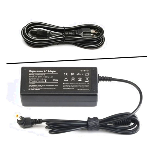 JIONR 19V 3.42A Laptop Charger AC Adapter for Toshiba Satellite C50 C55 C55D C55T C655 C675 C850 L755 C855 L55 L655 L745 P50 Toshiba Portege Z30 Z930 Z830 Satellite Radius 11 14 15 Power Supply Cord