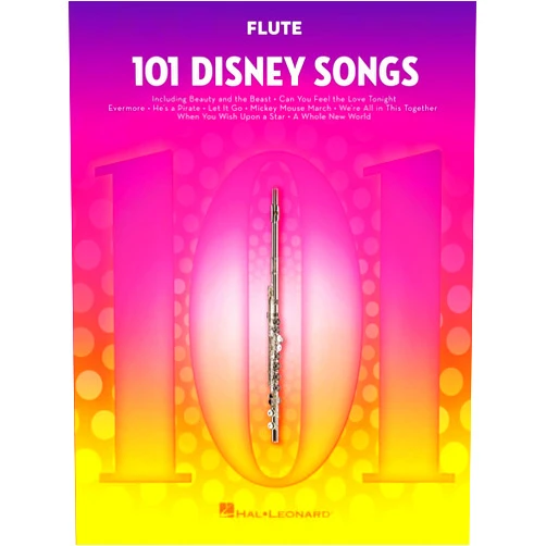 By Hal Leonard Publishing Corporation (Author) 101 Disney Songs for Flute | Beginner to Intermediate Sheet Music Songbook | Instrumental Folio for Kids Students and Teachers | Easy Flute Music Book with Lyrics | Play Beloved Disney Movie Melodies