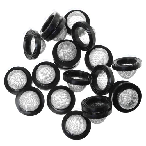 Magic&shell Hose Filter Net 20PCS Seal O Ring Hose Rubber Washers Gaskets with 304 Stainless Steel 60 Filter Screen for 1/2 Inch Shower Head