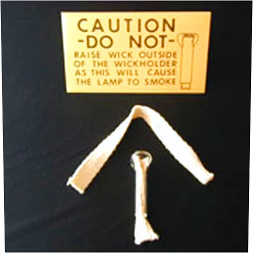 Wolfard Glassblowing Company Replacement Wickholder Packet & Wick for 12